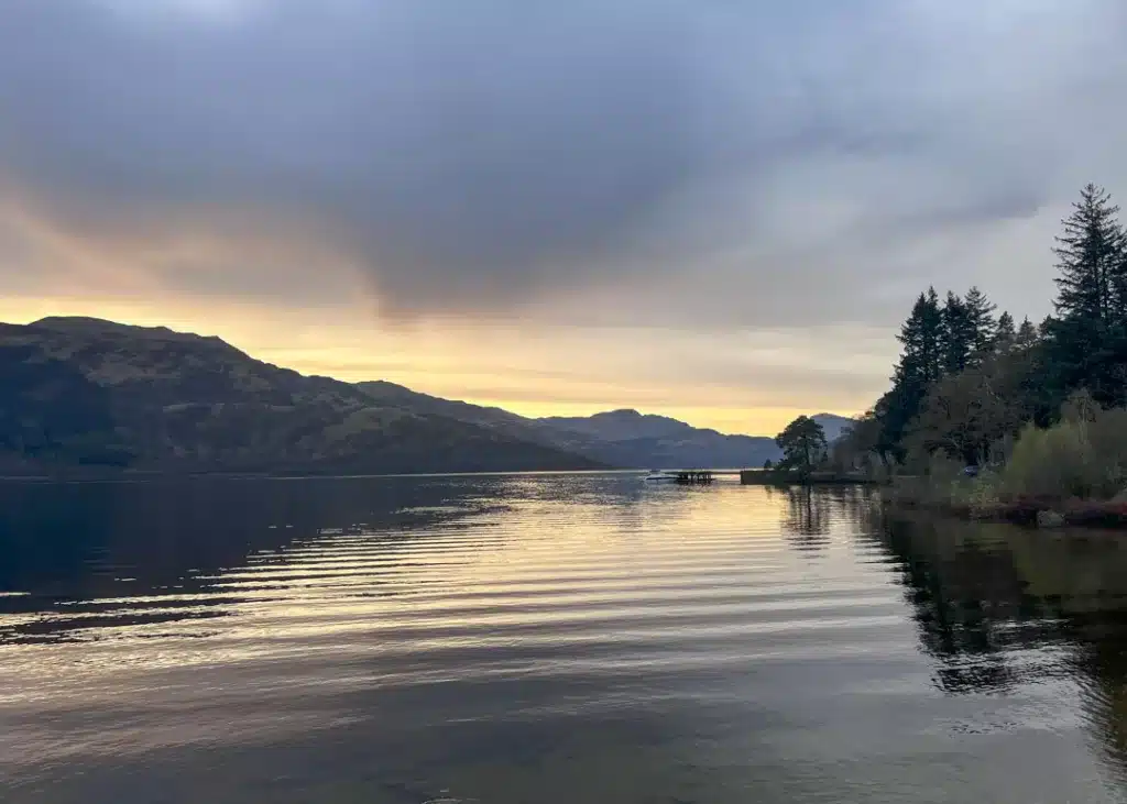 Sunset on Loch Lomond