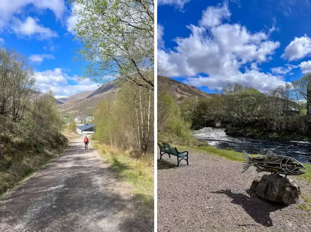 Arriving in Kinlochleven