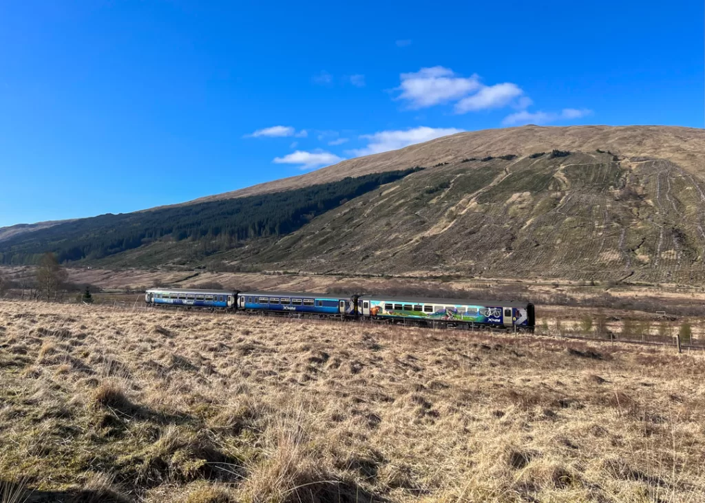 Train on the West Highland Way