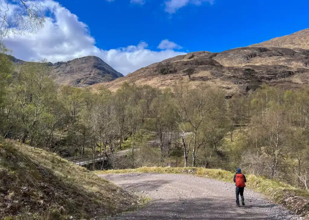 On the way down to Kinlochleven