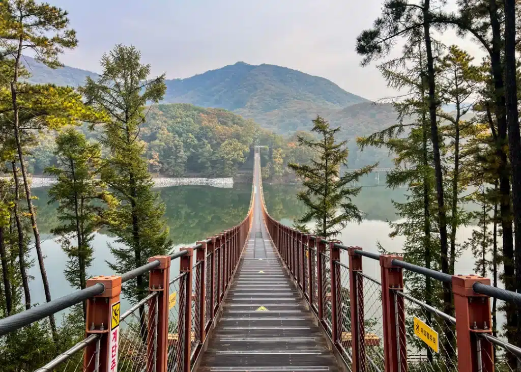 Majang Reservoir Suspension Bridge